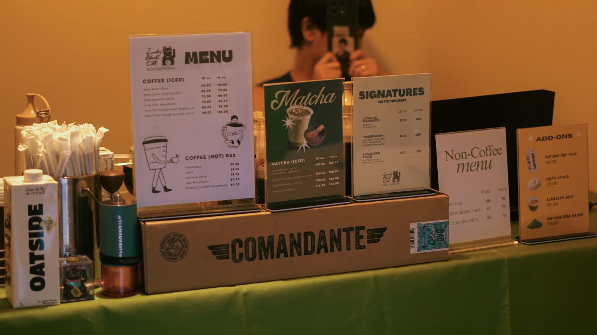 Owner-Barista Behind The Bar